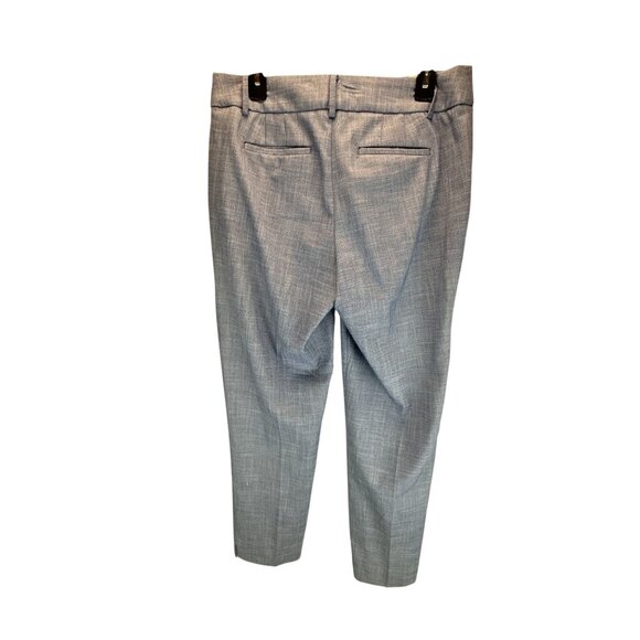 Talbots Hampshire Ankle Pants Womens Size 8 Blue Textured Dress Trousers - Picture 4 of 9